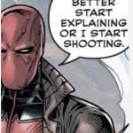 red hood shoot template
