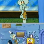 Squidward Thinking