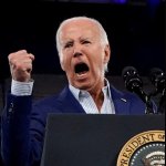 Biden yelling