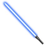 blue lightsaber(transparent background)