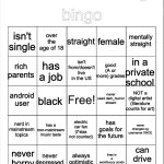 not a shitposter bingo meme