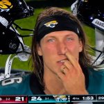 Trevor Lawrence nose pick