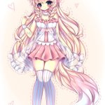 Adorable fennec fox girl