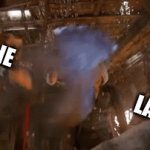 Natalie Reynolds when she got the wrong labubu | NATALIE                                LABUBU | image tagged in gifs,head chop | made w/ Imgflip video-to-gif maker