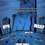 Atlast Piracy Prevails | MOVIE STREAMING HALL OF FAME; FREEMEDIAHECKYEAH.net
r/FREEMEDIAHECKYEAH; VPN; WARP; APPLE TV+; HULU; SONY LIV; HBO MAX; MX PLAYER; ZEE 5; PRIME VIDEO; JioHotstar; NETFLIX; ATLAST PIRACY PREVAILS 🏴‍☠️ | image tagged in worship the lord,pirates,piracy | made w/ Imgflip meme maker