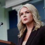 Karoline Leavitt sans crucifix White House Briefing