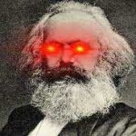 karl marx laser eyes