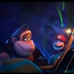 Mario and DK smirk