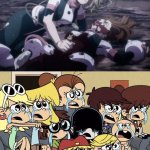 who crys over ochaco's death ?
