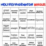 HolyRefrigemator Bingo 2.0 meme