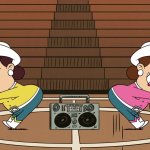 Farrell Twins (The Loud House)' Boot-Scooting GIF Template