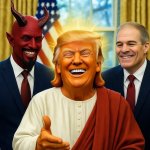 Donald Trump Orange Jesus Satan  Jim Jordan  Anti-Christ