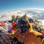 Mount Everest selfie