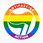 Antifa Rainbow symbol