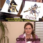 This might be true. IDK (I can NOT unsee it now) | Burnt Cheese Cookie; Cyno; CRK players | image tagged in memes,they're the same picture,crk,genshin impact | made w/ Imgflip meme maker