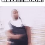 enter a clever title for your gif! | ME AFTER GETTING 1 UPVOTE | image tagged in gifs,desperate | made w/ Imgflip video-to-gif maker