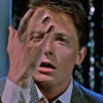 Marty McFly back to the future