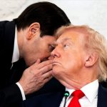 Rubio whispering Trump