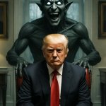 Donald Trump Satan laughing  Lucifer