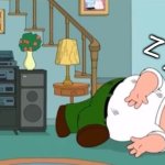 Peter Griffin dead sleeping zzz