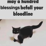 May a hundred blessings befall your bloodline