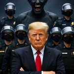 Donald Trump Secret Police Satan Devil Lucifer Evil