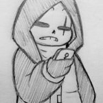 Epic! Sans looking at his phone meme