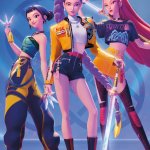 Netflix KPop Demon Hunters (2025) - Huntrix Hero Group Wall Post