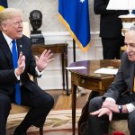 Trump and Schumer in Oval Office