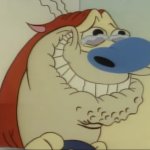 Stimpy Crying Happily