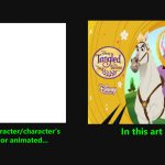 What if Character Drawn in Tangled The Series Style