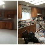 Messy Kitchen Before and After