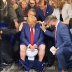 Trump taking a DUMP