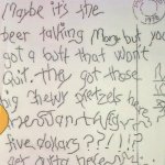 Homer Simpson drunk postcard