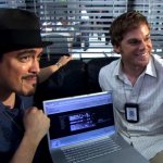 Dexter & Batista smiling