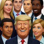 Donald Trump The Sims game