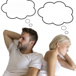 I bet she's thinking about other guy...