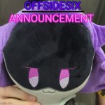 Offsidesix Announcement Template meme