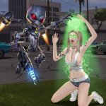 Girl vs Alien meme