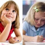 Smiling to looking defeated