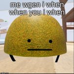 most real image ever | me wgen i when when you i when | image tagged in secret kiwi | made w/ Imgflip meme maker