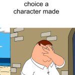 Peter Griffin Facepalms At What?