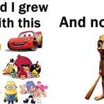 It's pretty sad to see kids nowadays grow up with soulless AI slop | image tagged in so glad i grew up with this | made w/ Imgflip meme maker