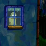 Spongebob fish at work GIF Template