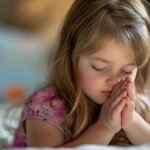 Little Girl Praying Prayer Christian Jesus God