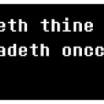 Soeth thine chatteth is deadeth oncc again meme