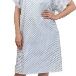 Amazon.com: 12 Pack - White Hospital Gown with Back Tie/Hospital