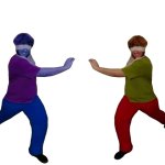 Blindfold Dark Shaggy Vs Blindfold Shaggy