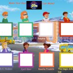 The magic school bus rides again cast meme Blank