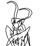 Memeworld mantis devouring a furry